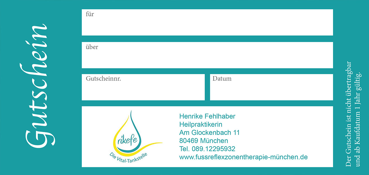Gutschein Massage München